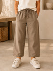 Dark Beige Ridge Trousers